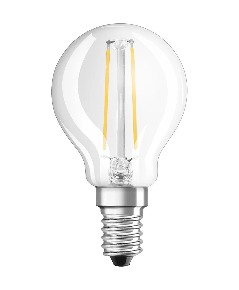 OSRAM Lampadina LED E14 2,5W Filamento Opaco Bianca Neutra 4000K - Equivalente a 25W