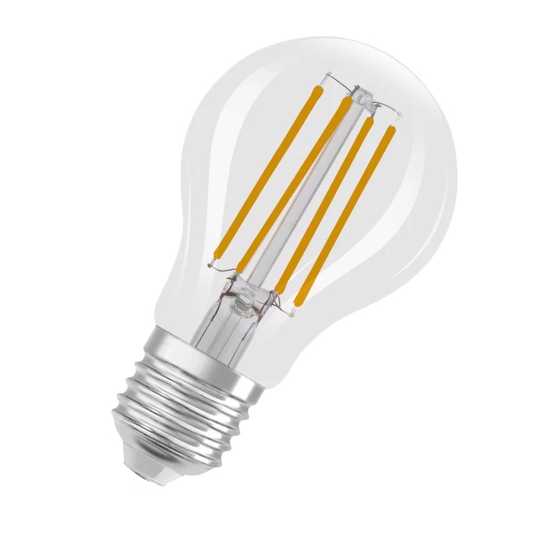 OSRAM Lampada LED Tonda E27 Glowdim - Bianca Calda 2700K, 6.5W, Dimmerabile, Fino a 15000 Ore di Durata