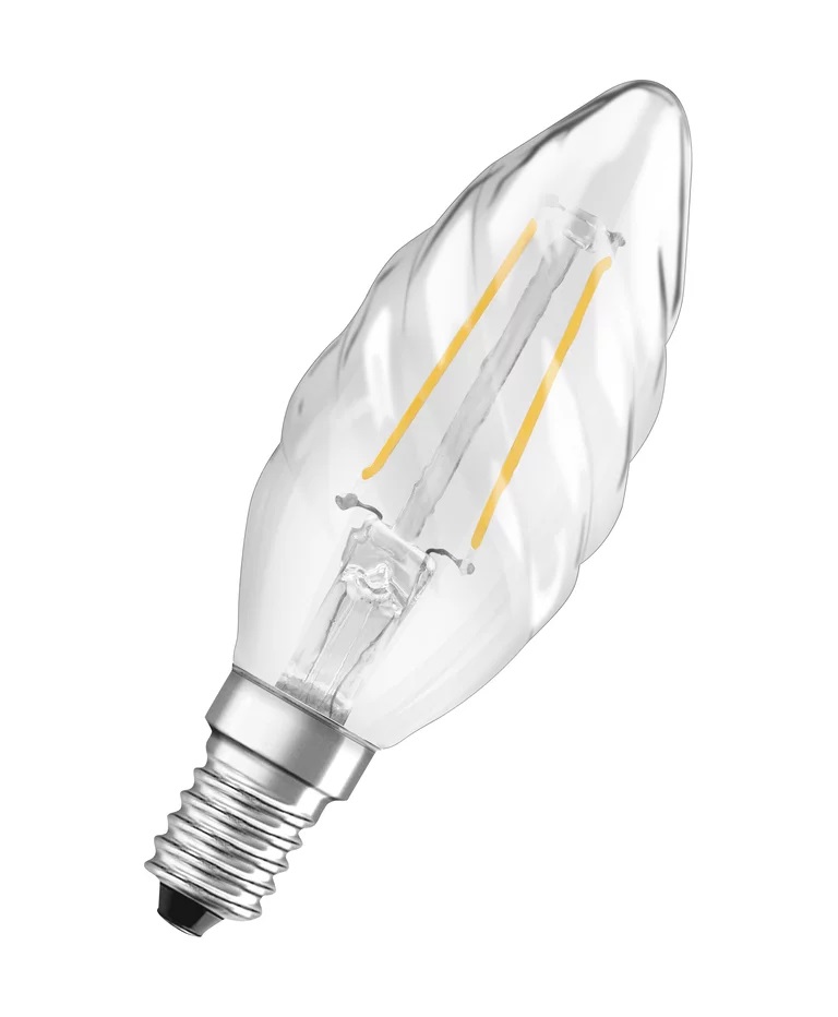 OSRAM Lampadina LED Corona E14/E27 Bianca Calda 2700K, 2.80W, 470lm, Fino a 15000 ore