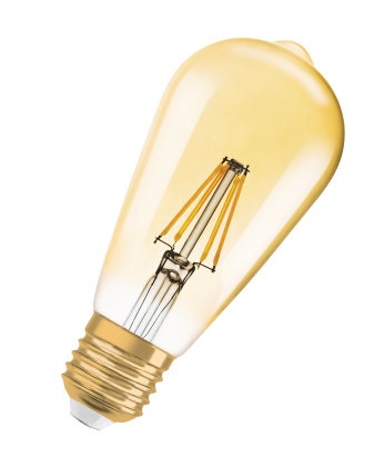 Osram Vintage 1906 Lampada LED E27 7.5 W Dimmerabile 2400 K Globe in Vetro