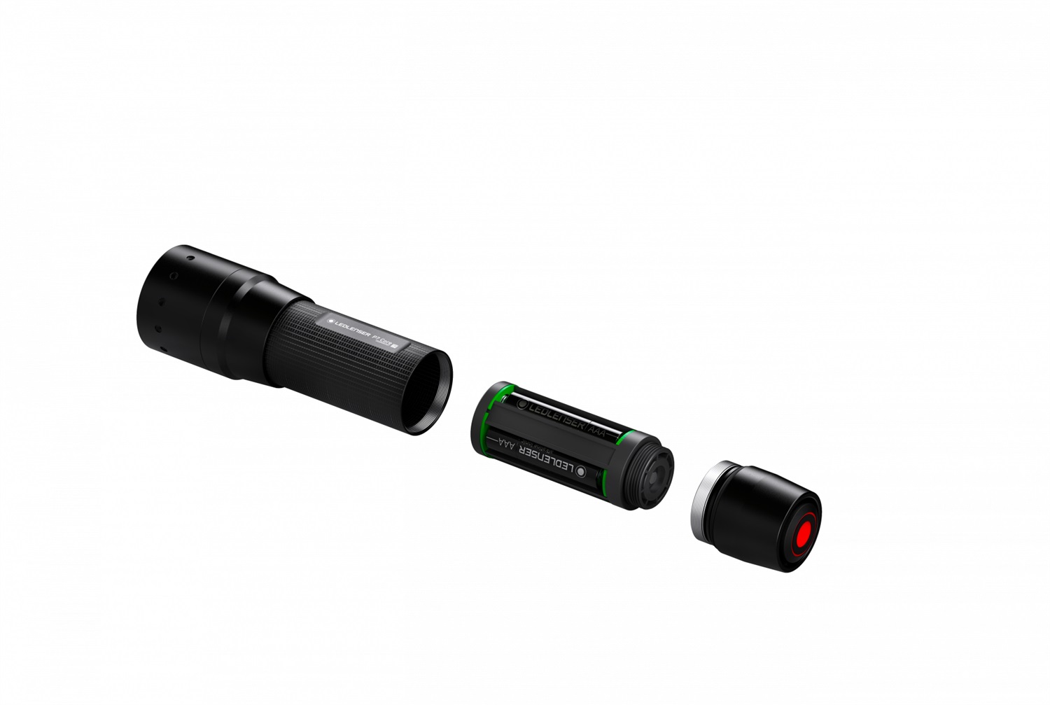 Ledlenser P7 Core Torcia Tascabile LED, 450 Lumen, Messa a Fuoco Regolabile, Portata Luminosa di 300m, 3 Livelli di Luminosità, Corpo in Alluminio, Resistente agli Spruzzi