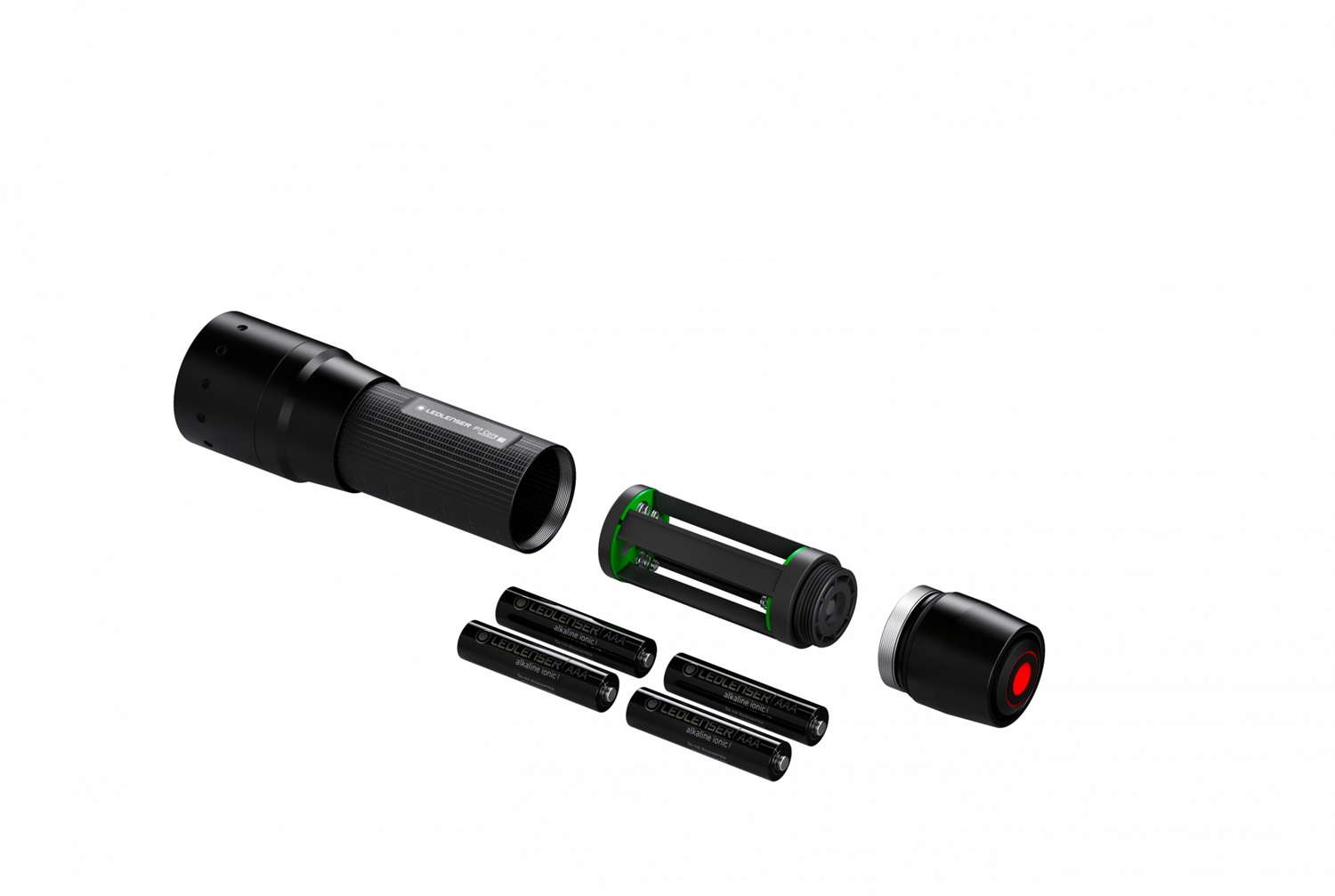 Ledlenser P7 Core Torcia Tascabile LED, 450 Lumen, Messa a Fuoco Regolabile, Portata Luminosa di 300m, 3 Livelli di Luminosità, Corpo in Alluminio, Resistente agli Spruzzi