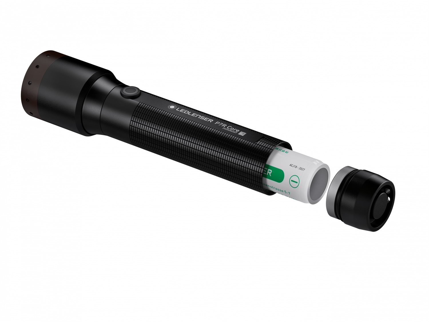 Ledlenser P7R Core Torcia a mano LED Ricaricabile 1400 Lumen Impermeabile IP68 con Batteria al Litio 21700