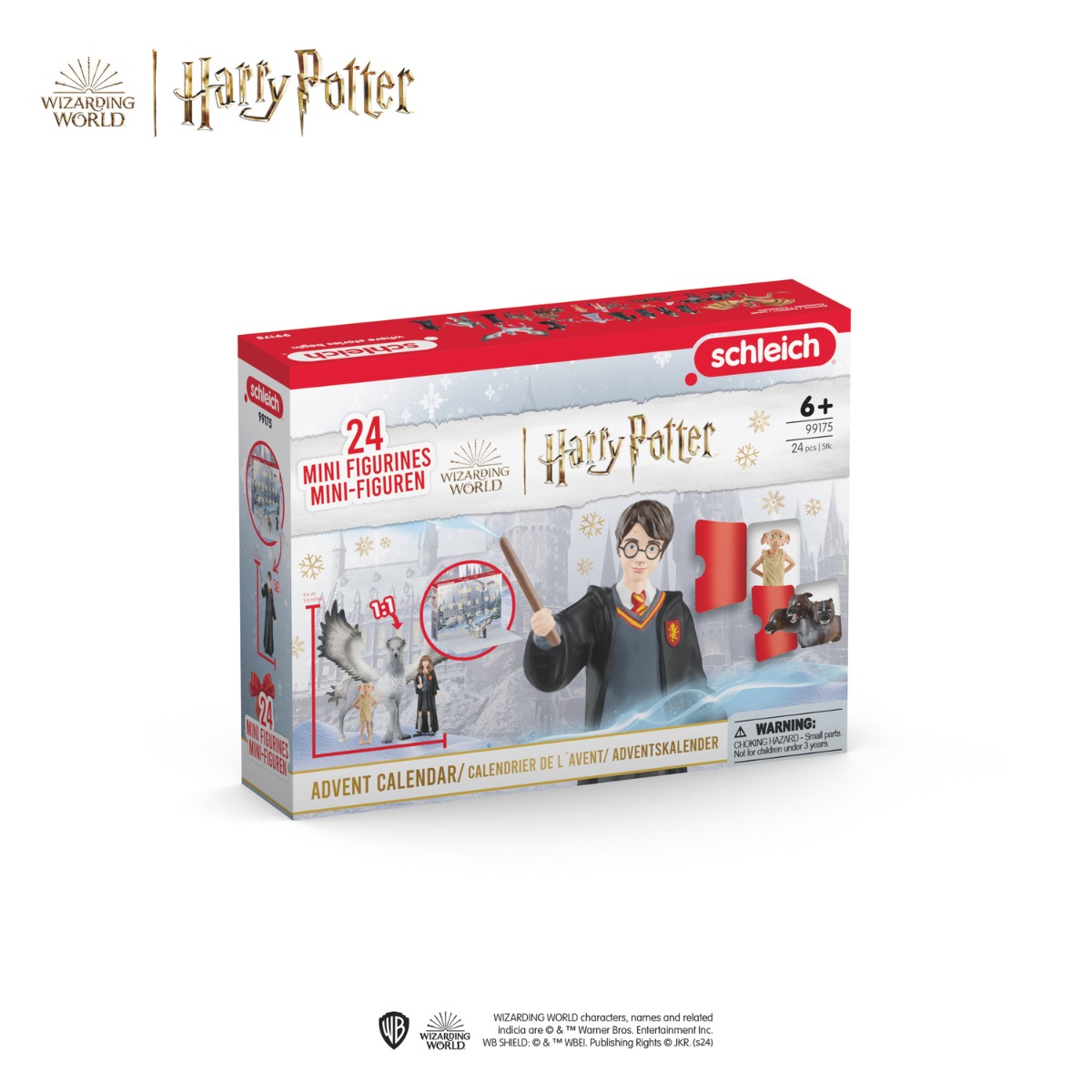 Schleich 99175 Calendario dell'Avvento Harry Potter 2025 - 24 Sorprese con Personaggi da Collezione e Accessori Magici