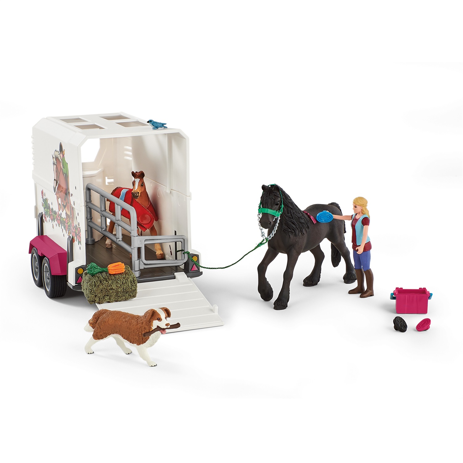 SCHLEICH 72148 - Set da gioco Horse Club con cavalla di Appaloosa e puledro per bambini dai 5 anni