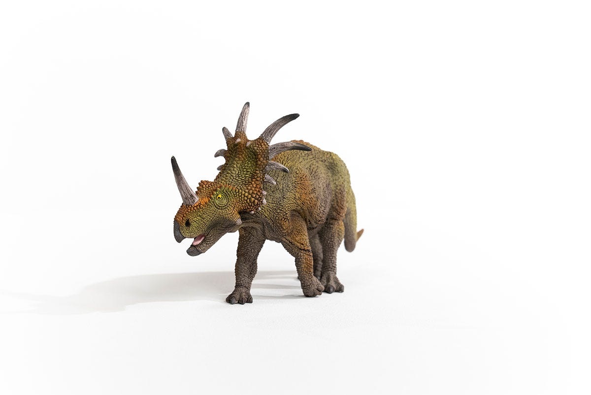 SCHLEICH Styracosaurus 15033 - Figura Dinosaurs, 6 x 19 x 10 cm, da 5 anni, dipinta a mano