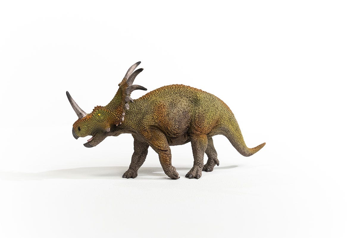 SCHLEICH Styracosaurus 15033 - Figura Dinosaurs, 6 x 19 x 10 cm, da 5 anni, dipinta a mano