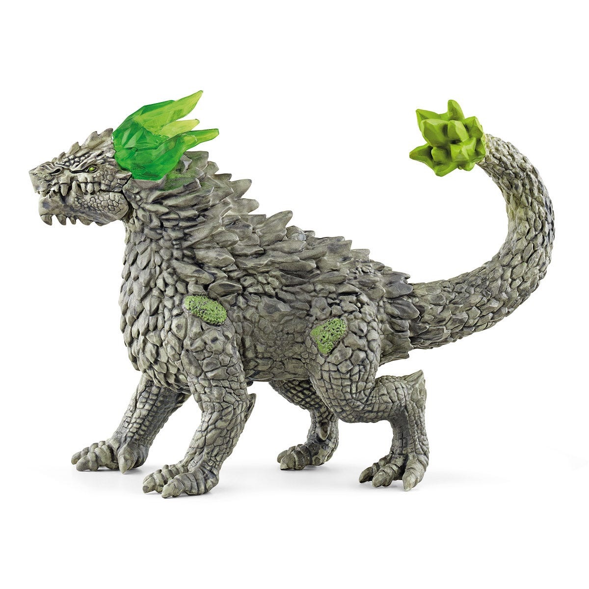 Schleich Drago di Pietra 70149 - Eldrador Creatures, figura dettagliata con mascella mobile, per bambini dai 7 anni