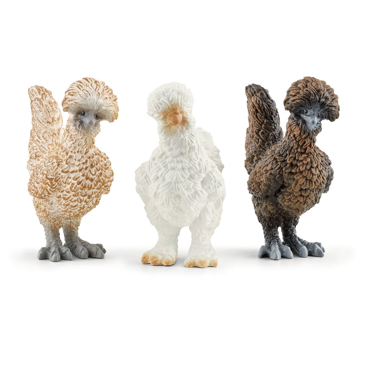 Schleich 42574 Famiglia di Galline - Set di 4 Action Figure Realistiche per Fattoria