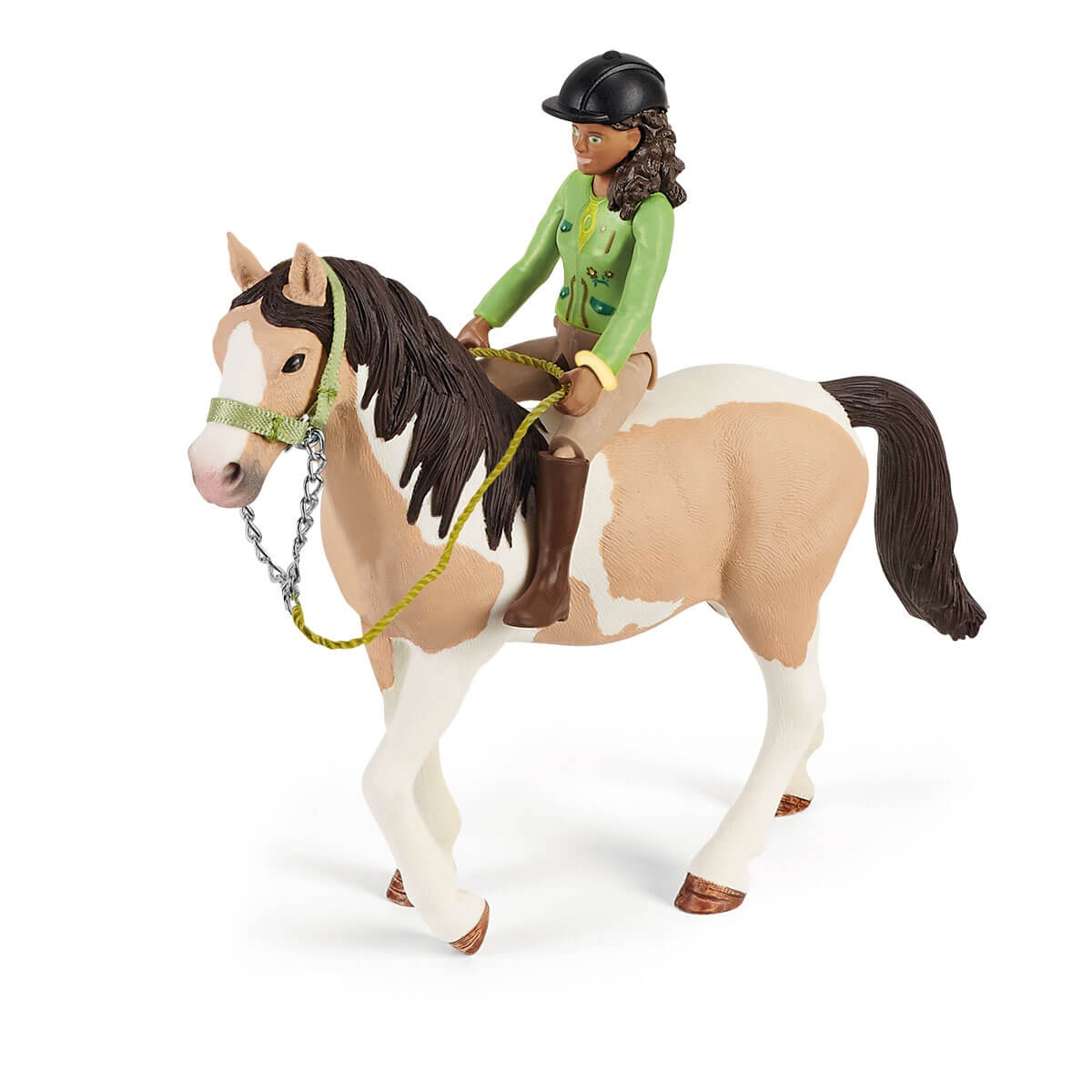 Schleich Horse Club - Set da Gioco Gita in Campeggio di Sarah con Cavallo Pinto e Accessori