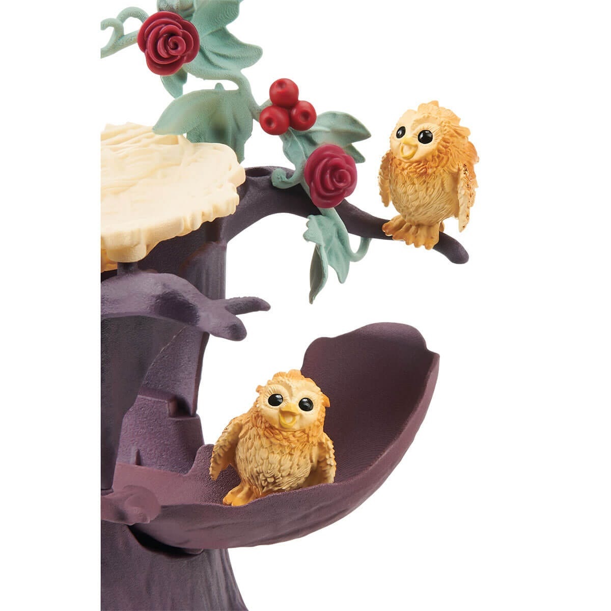 Schleich BAYALA 42525 Set da Gioco Cova dei Piccoli Gufi con 16 Pezzi e Scivolo - Adatto da 3 Anni