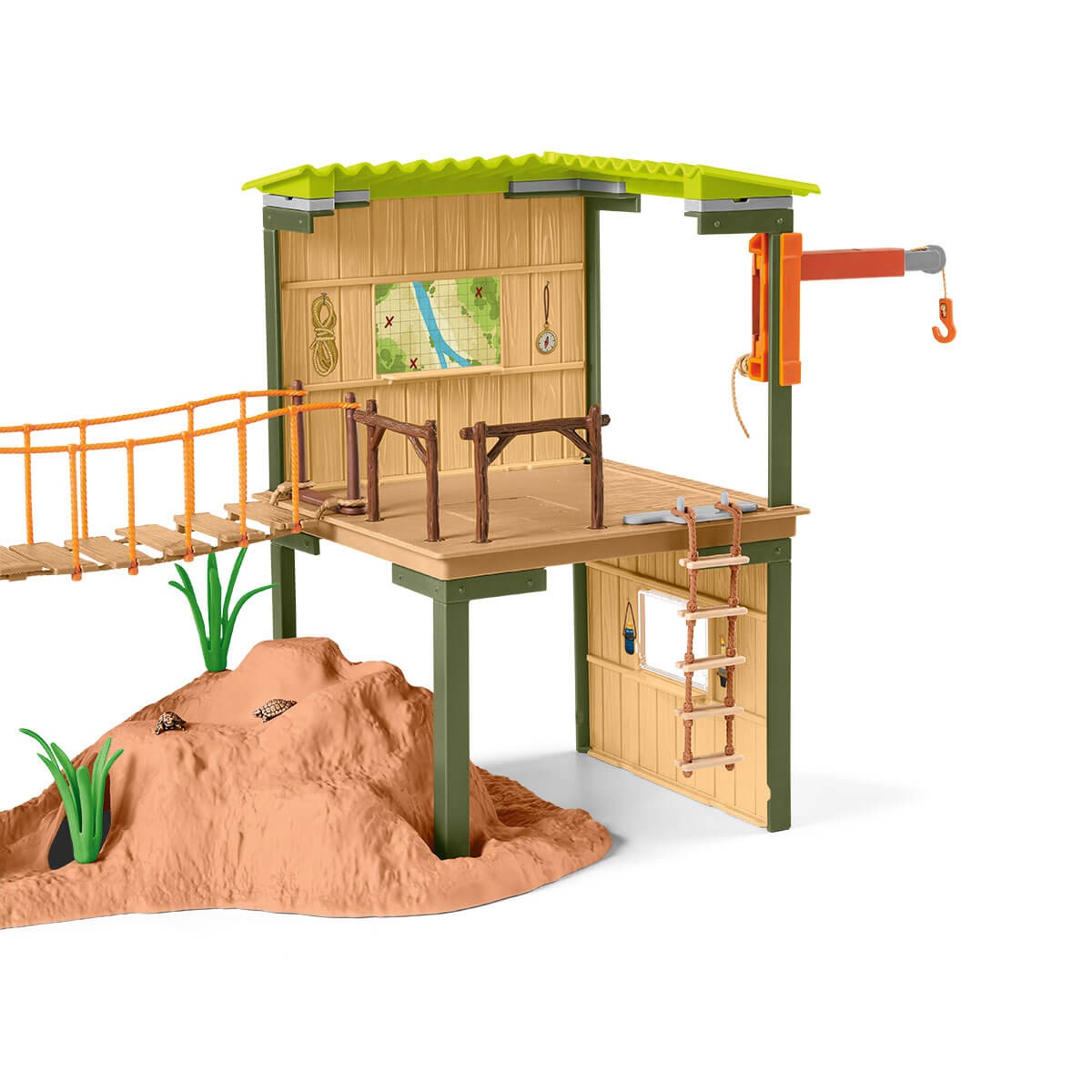 Schleich WILD LIFE Ranger Adventure Station Set da Gioco Multicolore 42594