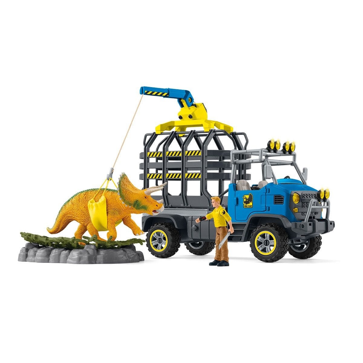 Schleich Dino Transport Mission - Camion Soccorso Dinosauri - Set di Gioco Multicolore (42565)