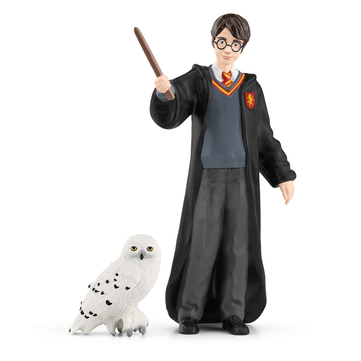 Schleich 42633 Figura di Harry Potter e Hedwig - Wizarding World, da 6 anni, Multicolore, 4 x 2,5 x 10 cm