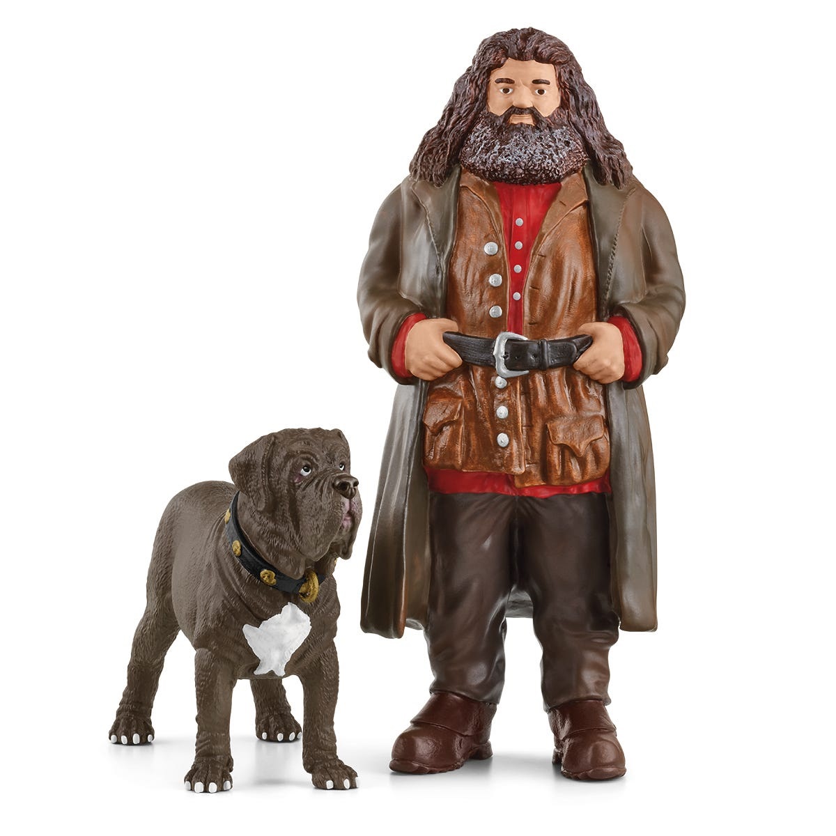 Schleich 42638 Hagrid e Thor - Figura da collezione Wizarding World, 8 x 11,5 x 13 cm, per bambini da 6 anni