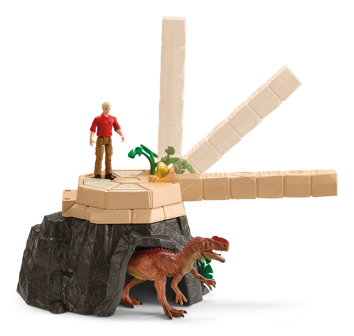 Schleich 42656 Mega Set Conquista del Tempio del Dinosauro - Playset da 169 pezzi per bambini dai 5 anni