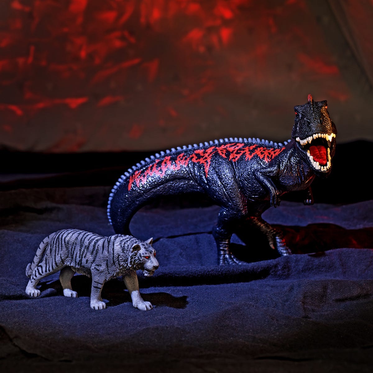 Schleich Dinosaurs 72208 Giganotosauro Action Figure Giocattolo con Vernice Speciale e Mascella Mobile