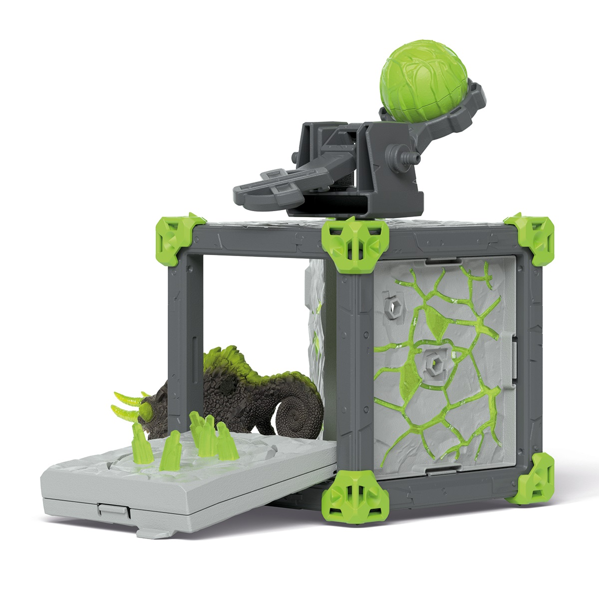 Schleich 42677 BattleCave Camaleonte di Pietra - Playset da 34 Pezzi per Bambini da 7 Anni, ELDRADOR Creatures