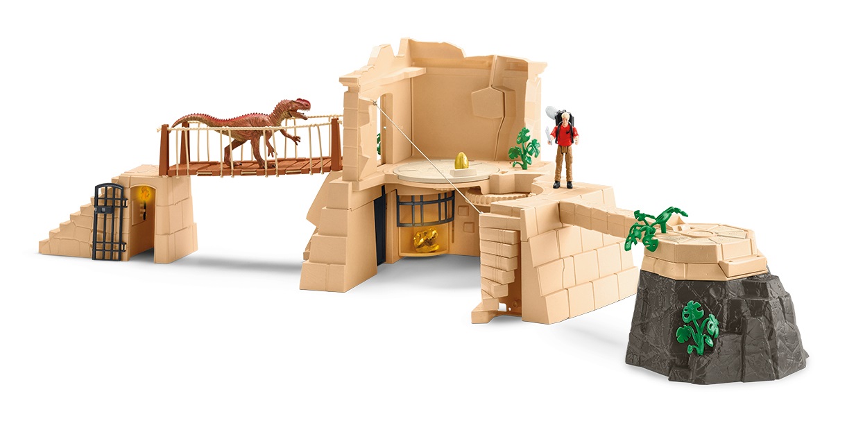 Schleich Conquista del Tempio del Dinosauro 42657 - Playset da 124 pezzi per bambini da 5 anni