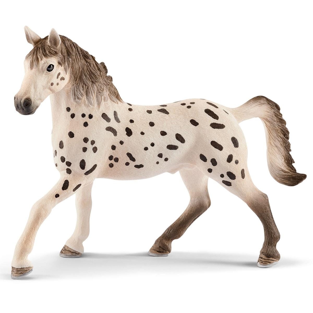 Schleich Horse Club - Stallone Knabstrupper, Giocattolo Realistico per Bambini da 5 Anni, Dimensioni 6 x 14 x 11 cm