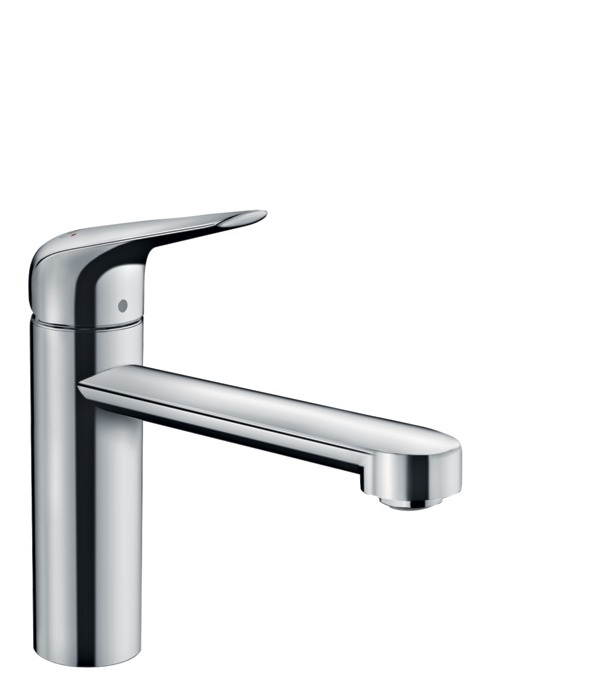 Hansgrohe Focus M42 Miscelatore Cucina Monocomando Cromo - 120 mm, CoolStart, EcoSmart, QuickClean, 71805000