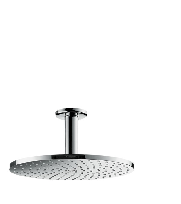 Hansgrohe Raindance S 240 Soffione Doccia a Soffitto Cromo con Getto PowderRain e Tecnologia QuickClean