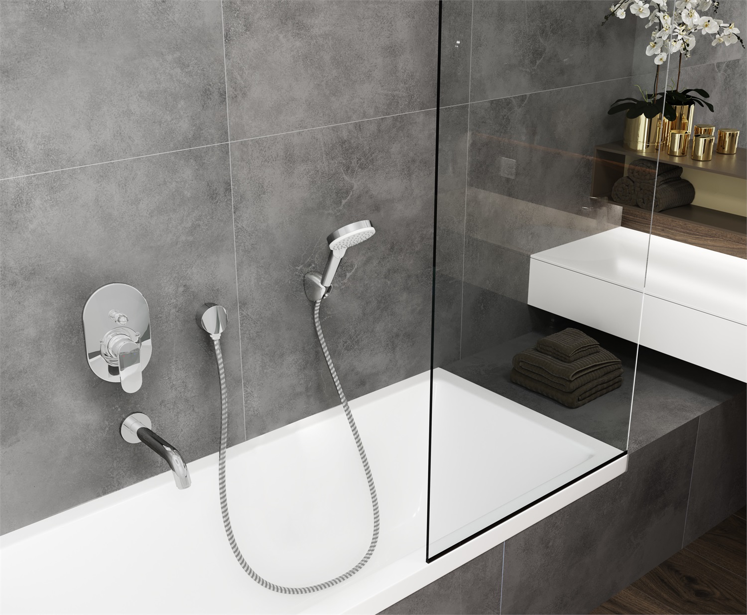 Hansgrohe Talis M54 Miscelatore Cucina Monocomando con Doccetta Estraibile - Nero Opaco, ComfortZone 270mm, Portata 8 l/m