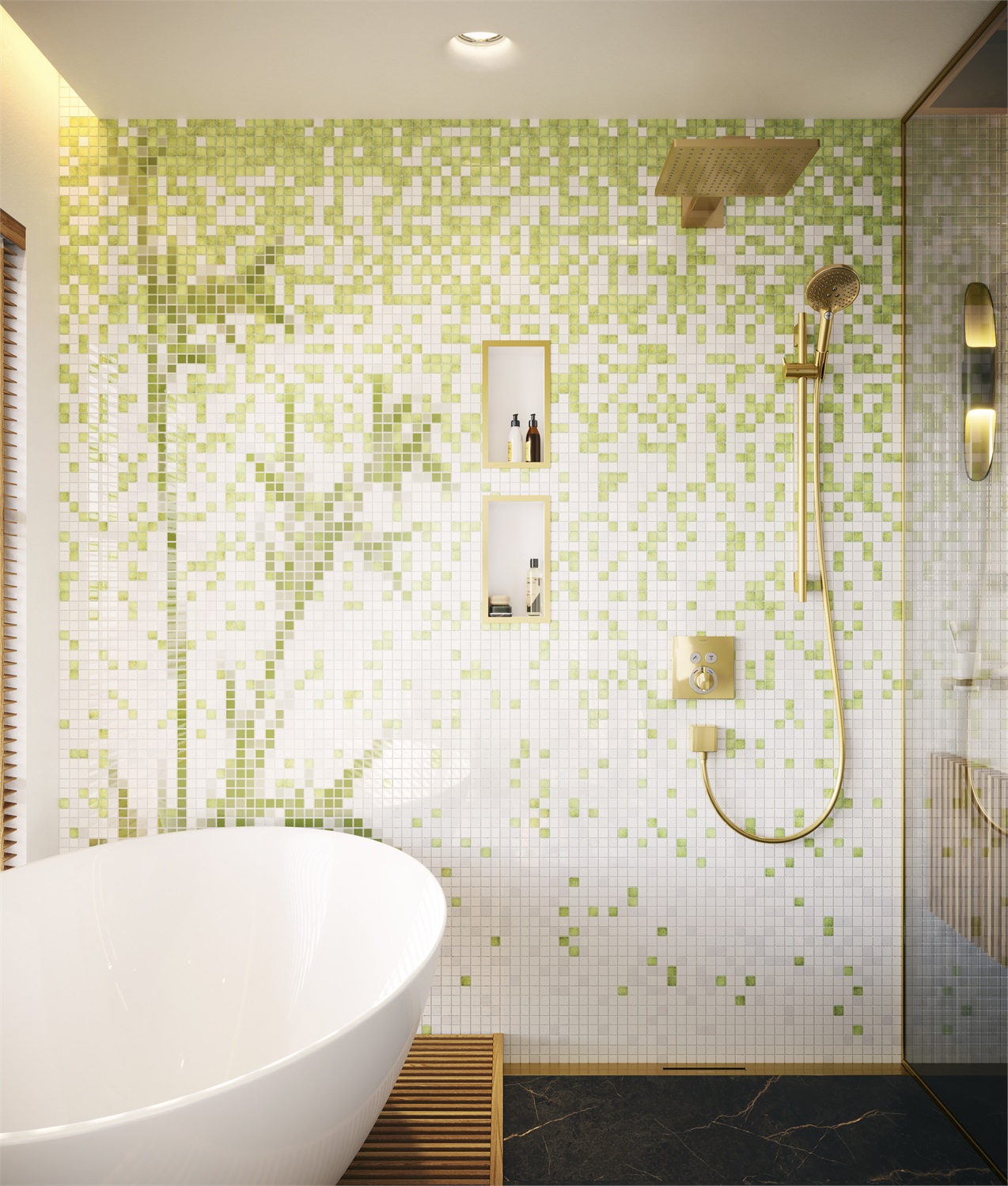 Hansgrohe Rubinetto Talis E - Miscelatore Monocomando per Lavabo, Erogatore 110 mm, Nero Opaco con Funzione AirPower e QuickClean