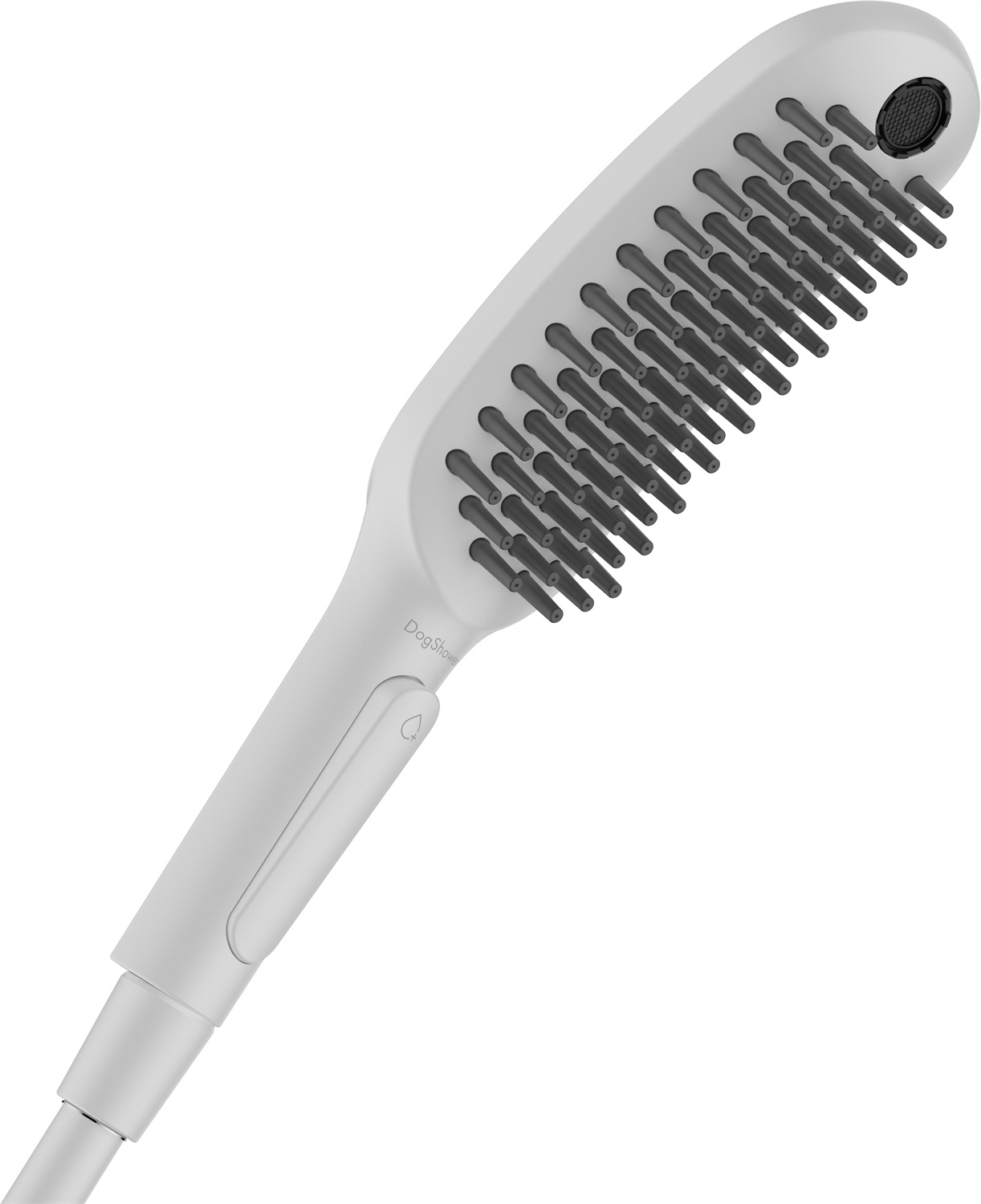 Hansgrohe DogShower 26640700 Doccetta per Cani Bianco Opaco con 3 Tipi di Getto e Ugelli Massaggianti