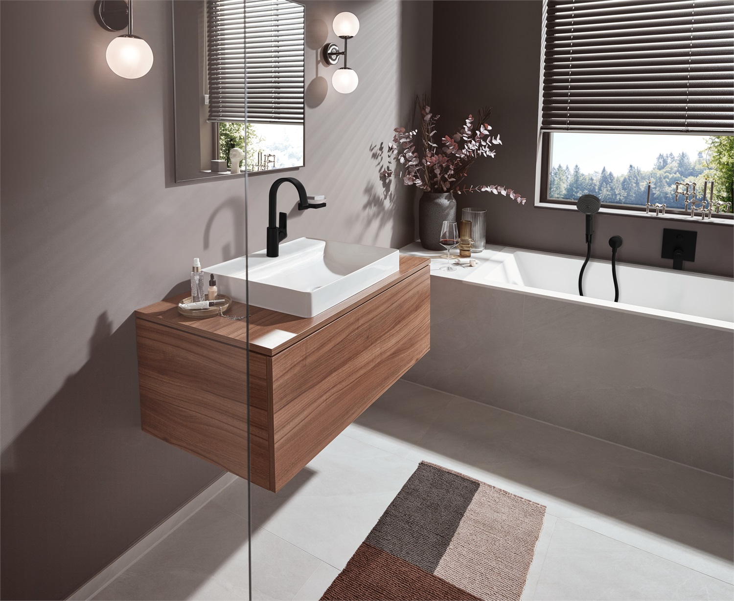 Hansgrohe Vivenis Rubinetto per Lavabo Cromo 110 mm - Miscelatore Senza Scarico con EcoSmart e AirPower