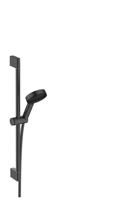 Hansgrohe Pulsify Select S Set Doccia 105 con Asta Doccia 65 cm, 3 Tipi di Getto, Nero Opaco