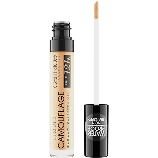 Catrice Liquid Camouflage Correttore Liquido Alta Coprenza 048 Desert Beige 5 ml - Resistente all'Acqua e No-Transfer