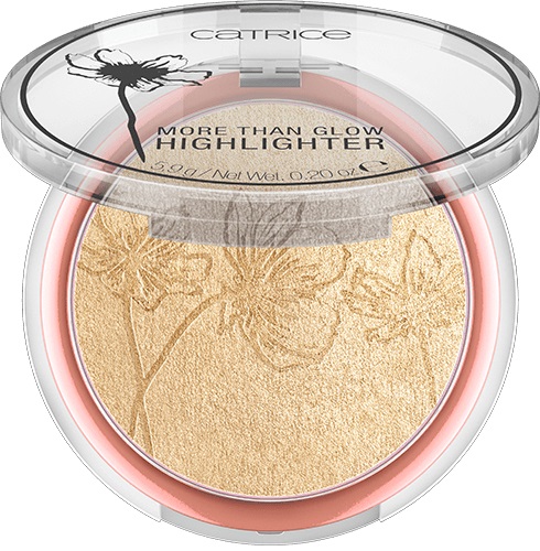 Catrice More Than Glow Highlighter 010 Ultimate Platinum Glaze - Illuminante in Polvere 5,9 g con Texture Ultra Morbida e Effetti Metallizzati
