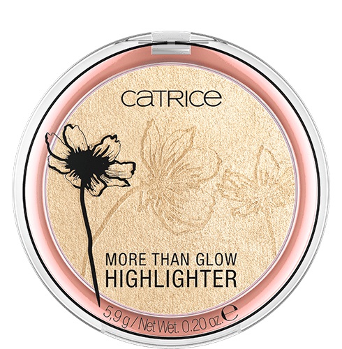 Catrice More Than Glow Highlighter 010 Ultimate Platinum Glaze - Illuminante in Polvere 5,9 g con Texture Ultra Morbida e Effetti Metallizzati