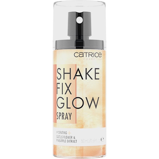 Catrice Shake Fix Glow Spray 50 ml - Fissante Trucco Idratante e Luminoso, Vegan e Privo di Microplastiche
