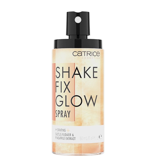 Catrice Shake Fix Glow Spray 50 ml - Fissante Trucco Idratante e Luminoso, Vegan e Privo di Microplastiche