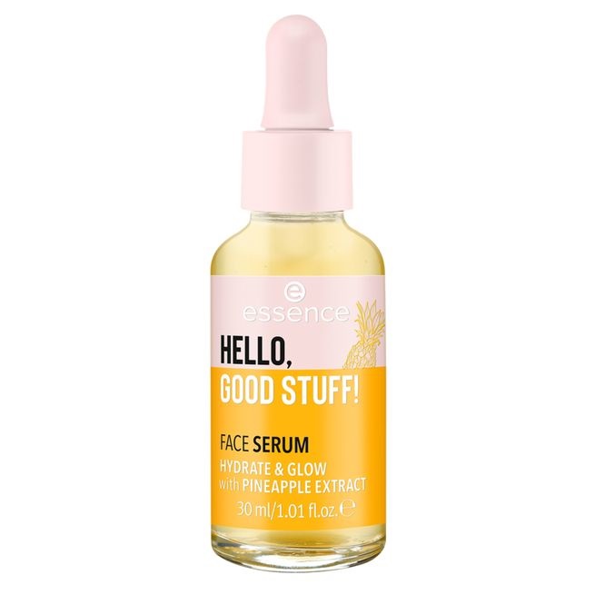 Essence Hello, Good Stuff! Siero Viso Illuminante e Idratante con Estratto di Ananas - 30 ml