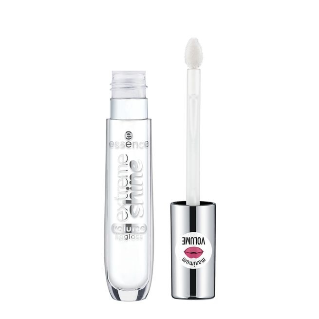 Essence Extreme Shine Volume Lipgloss 5 ml - 01 Crystal Clear, Effetto Volumizzante e Brillante