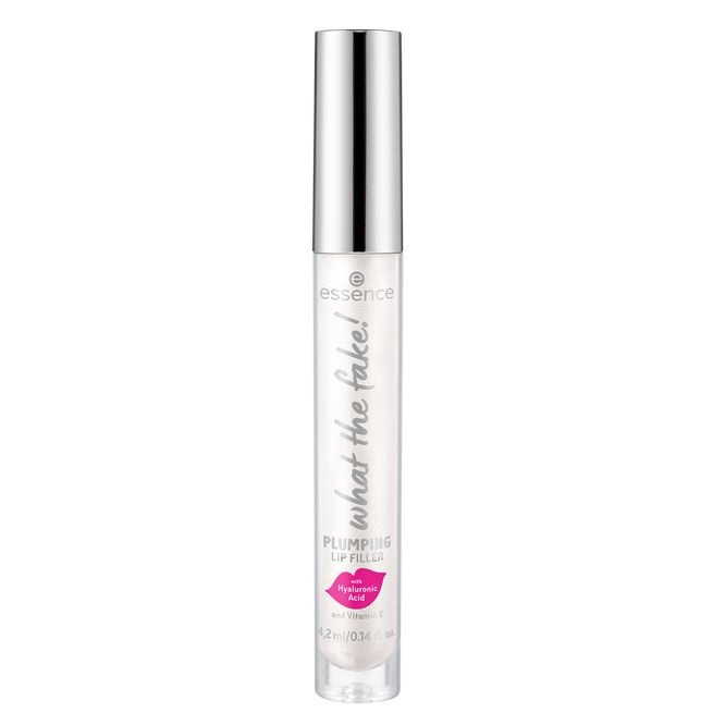 Essence What The Fake! Plumping Lip Filler 4,2 ml - Lucidalabbra Volumizzante 01 Oh My Plump! con Acido Ialuronico e Vitamina E