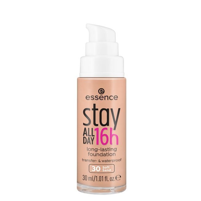 Essence Stay All Day 16H Long-Lasting Foundation 30 ml - Fondotinta per una pelle perfetta