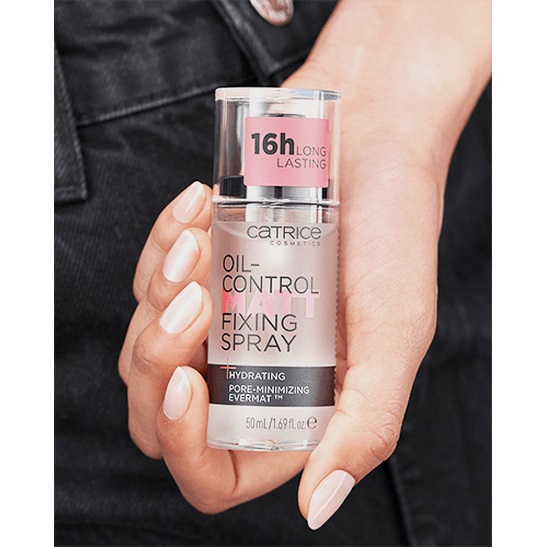 CATRICE Oil-Control Matt Spray Fissante Opacizzante 50 ml - Minimizza Pori e Opacizza la Pelle