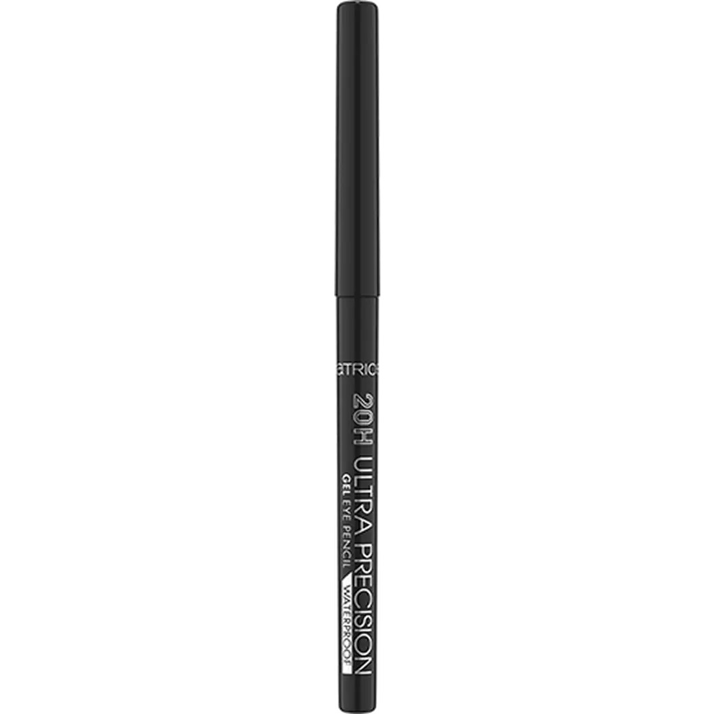 Catrice 20H Ultra Precision Matita Occhi Gel Waterproof 010 Black - 0,08 g, Punta Retrattile, Applicazione Precisa, Tenuta Fino a 20 Ore