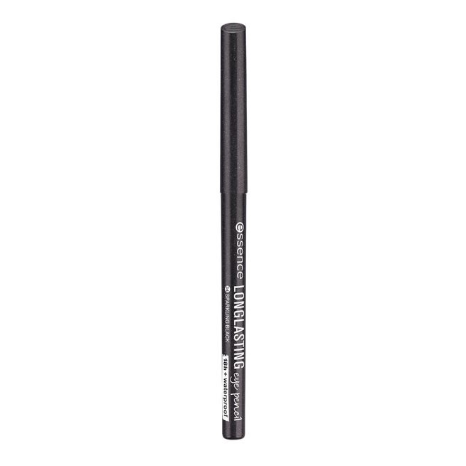 Essence Long Lasting Eye Pencil 0.28 g - Matita Occhi 34 Sparkling Black con Meccanismo Automatico