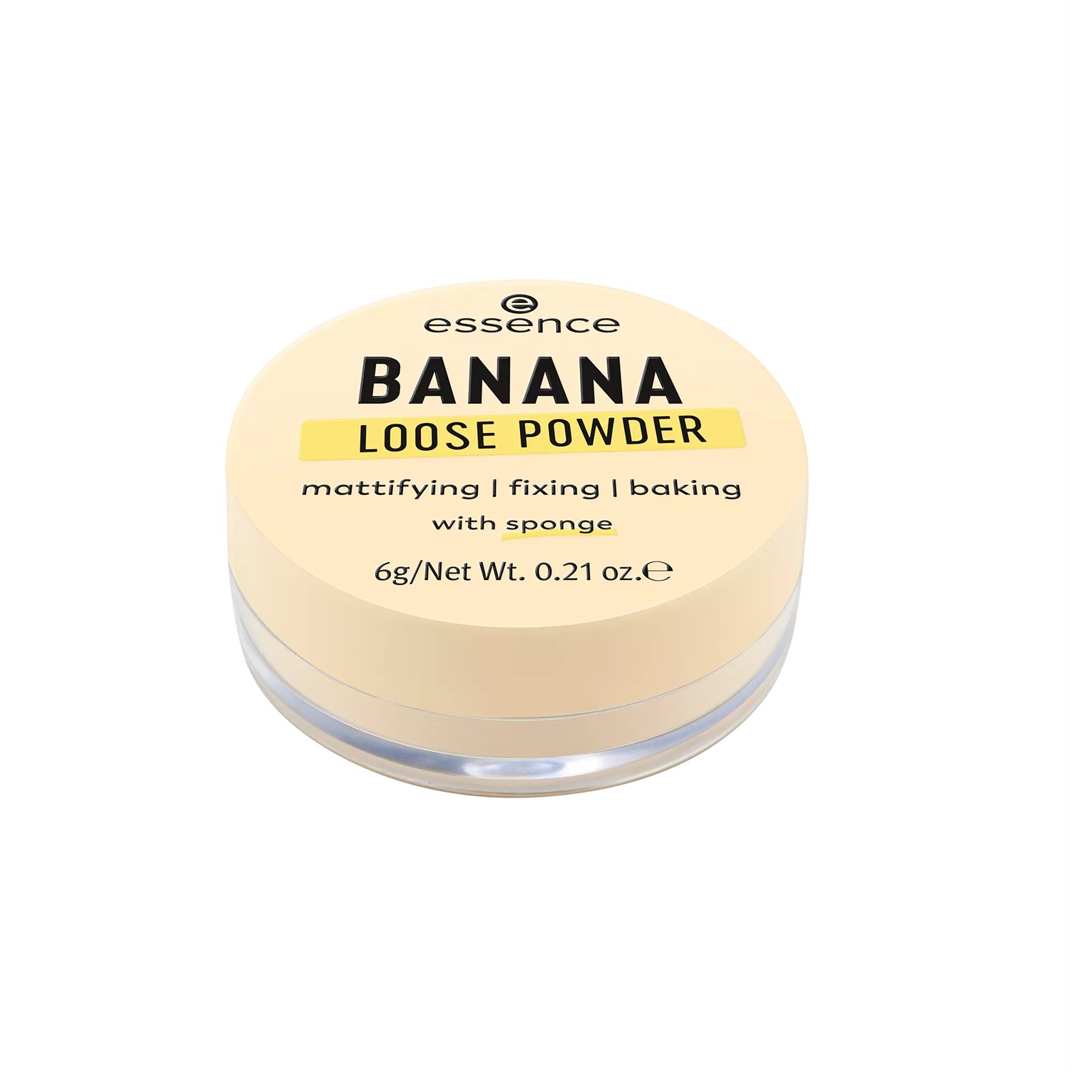 Essence Banana Loose Powder Cipria in Polvere 6 g - Opacizzante, Correggente del Colore, Vegano