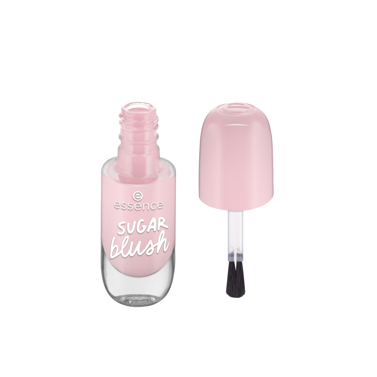 Essence Gel Nail Colour Smalto per Unghie 8 ml - Effetto Gel 05 Sugar Blush, Asciugatura Rapida e Alta Brillantezza