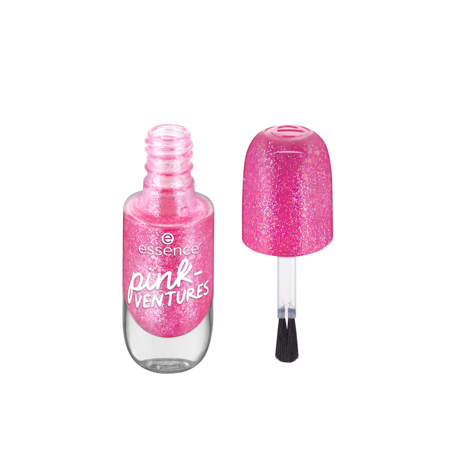 Essence Smalto per Unghie Gel 07 Pink Ventures 8 ml - Asciugatura Rapida, Finish Lucido e a Lunga Durata