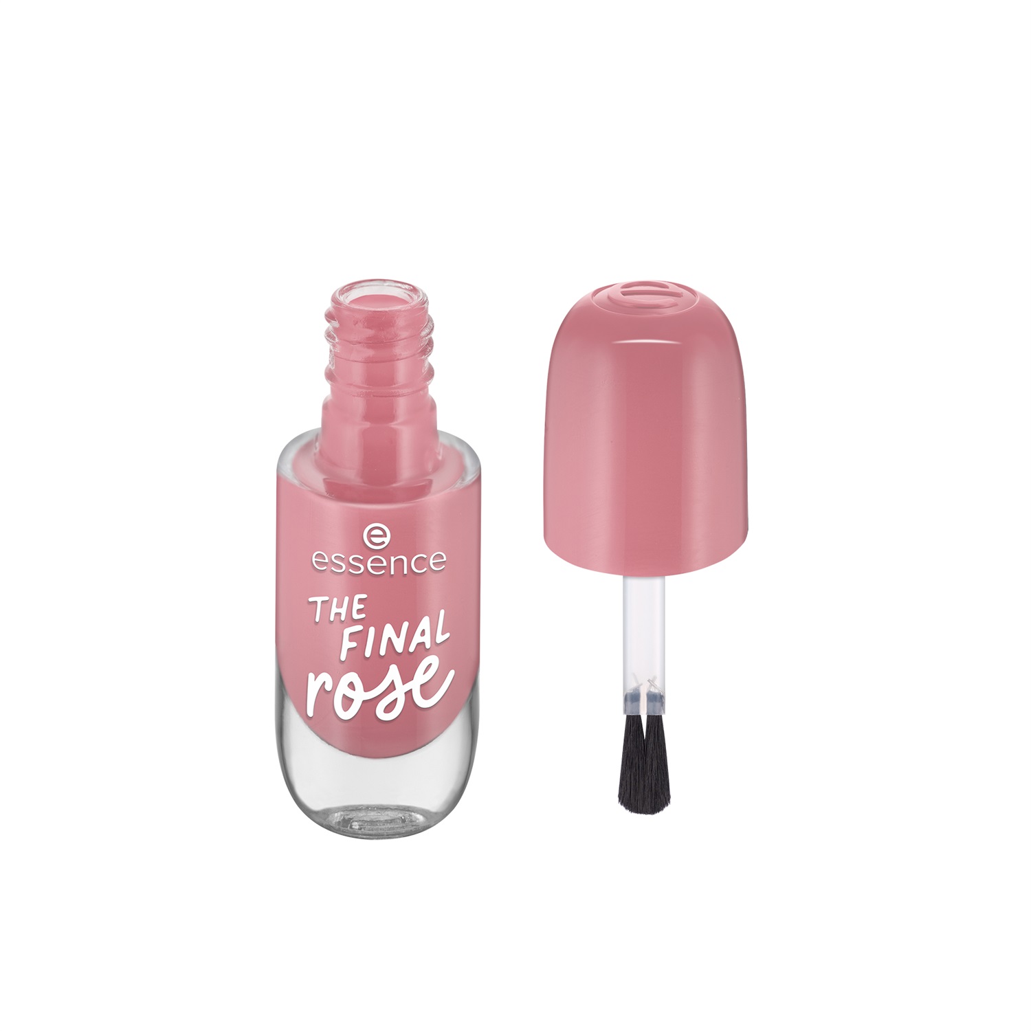 Essence Gel Nail Colour Smalto per Unghie 8 ml - Effetto Gel, Asciugatura Rapida, Tonalità 08 The Final Rose