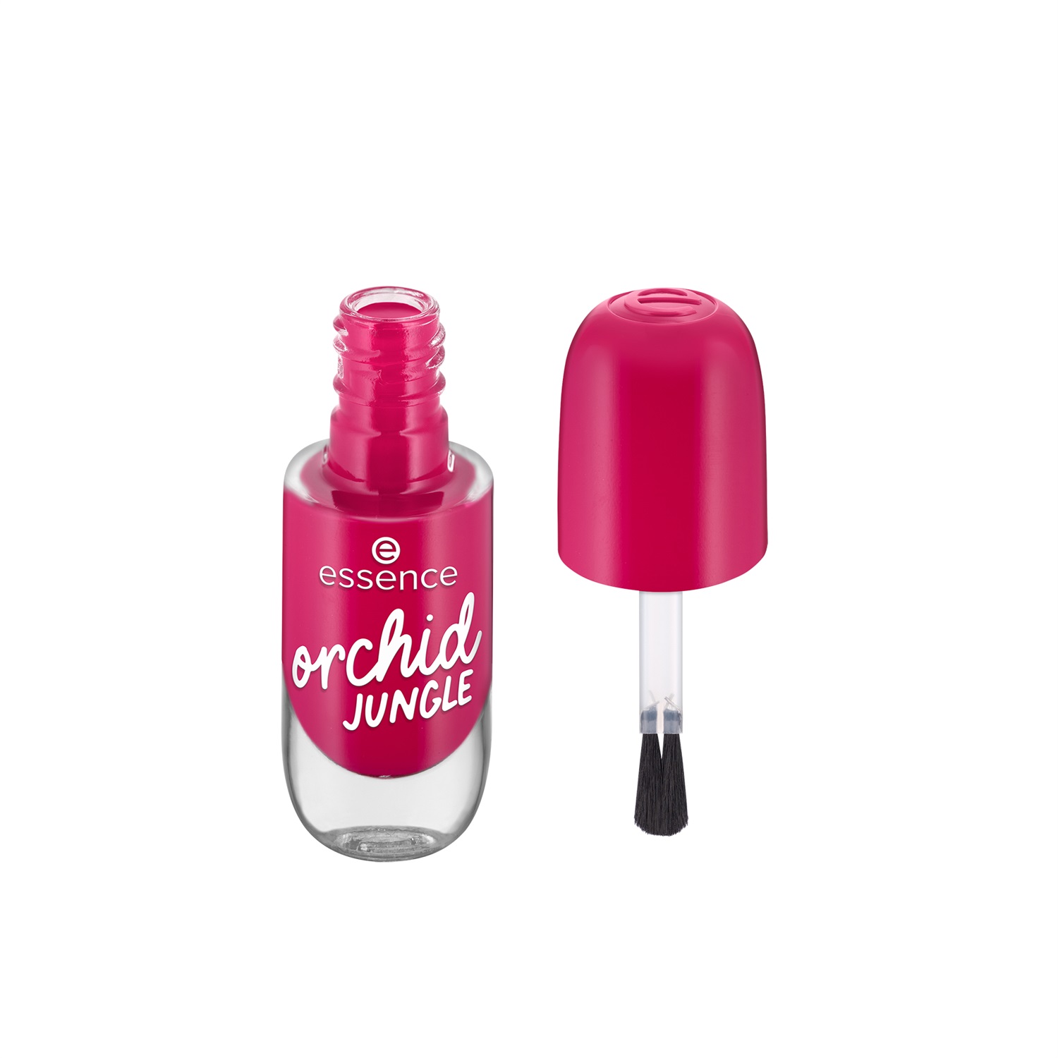 Essence Smalto per Unghie Effetto Gel 12 Orchid Jungle 8 ml - Asciugatura Rapida e Finish Lucido