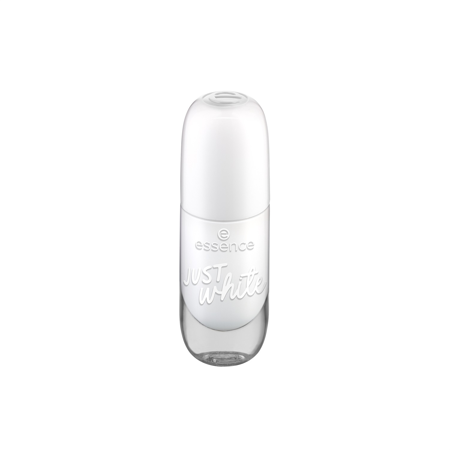 Essence Smalto per Unghie Gel 33 Just White 8 ml - Asciugatura Rapida, Finish Lucido e Lunga Durata