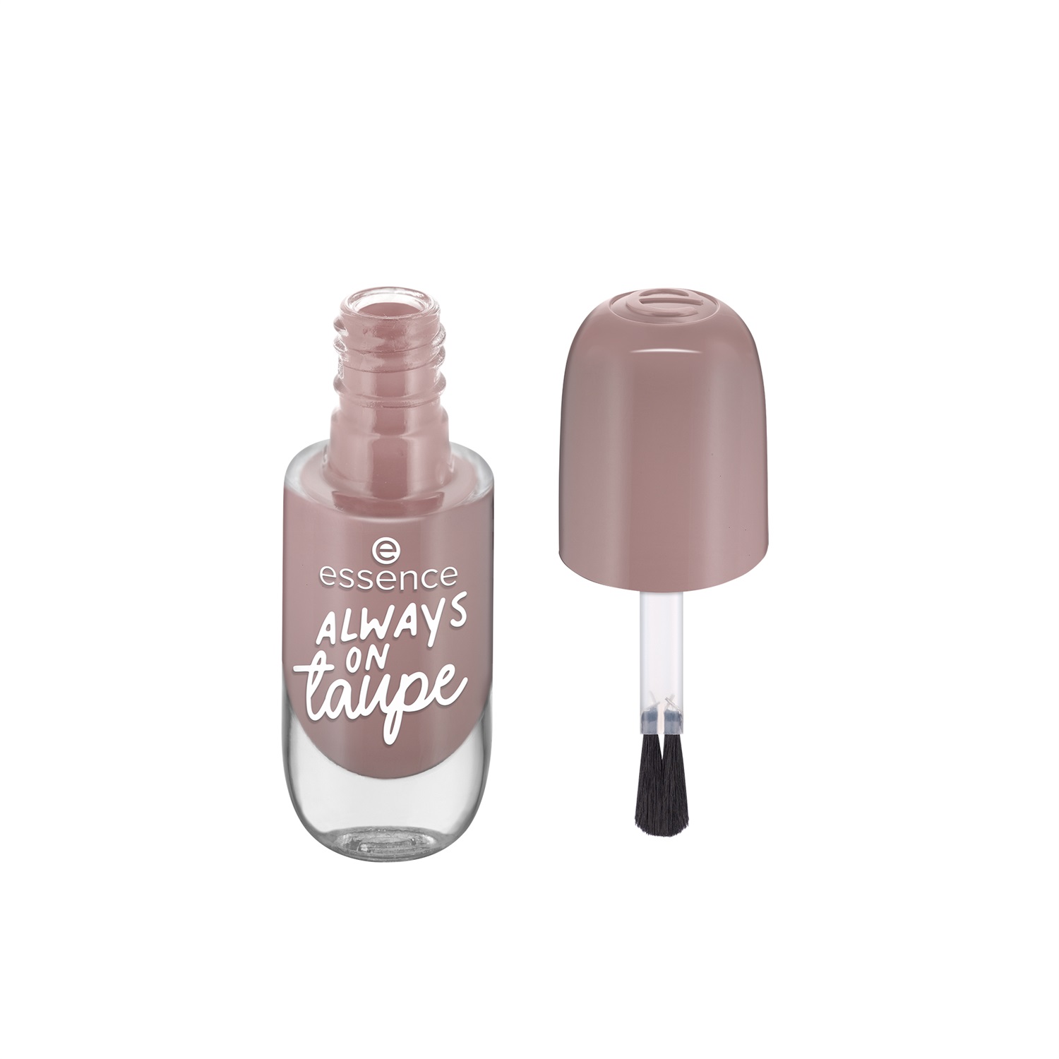 Essence Gel Nail Colour Smalto per Unghie 8 ml - Always On Taupe, Asciugatura Rapida e Finish Lucido